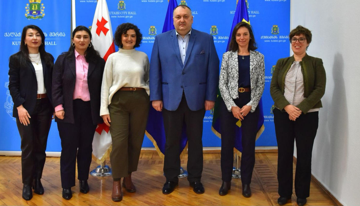 ქუთაისის მერიაში უცხოელ პარტნიორებს უმასპინძლეს