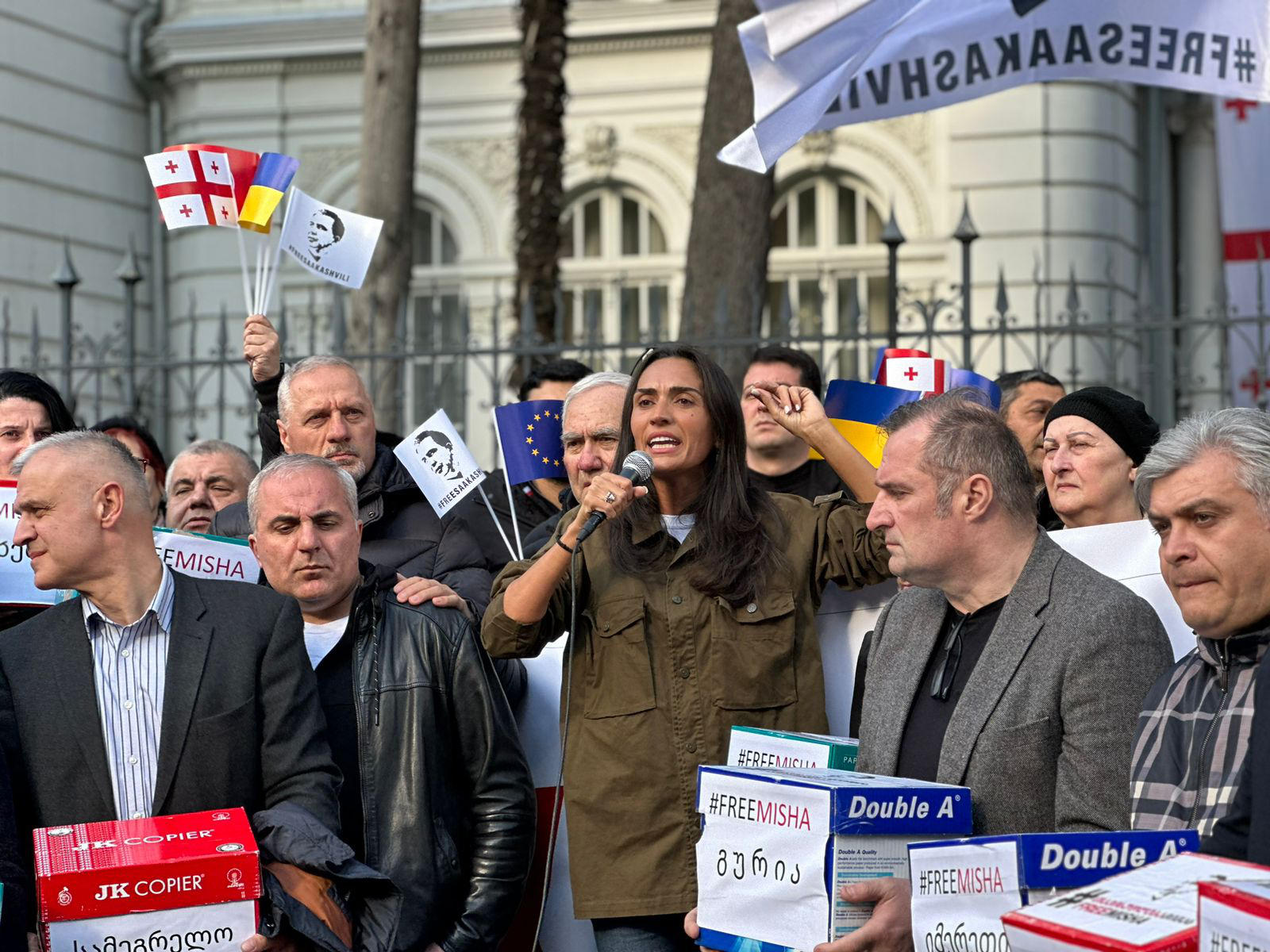 მიხეილ სააკაშვილის გათავისუფლების მოთხოვნით ხელმოწერების შეგროვება დასრულდა