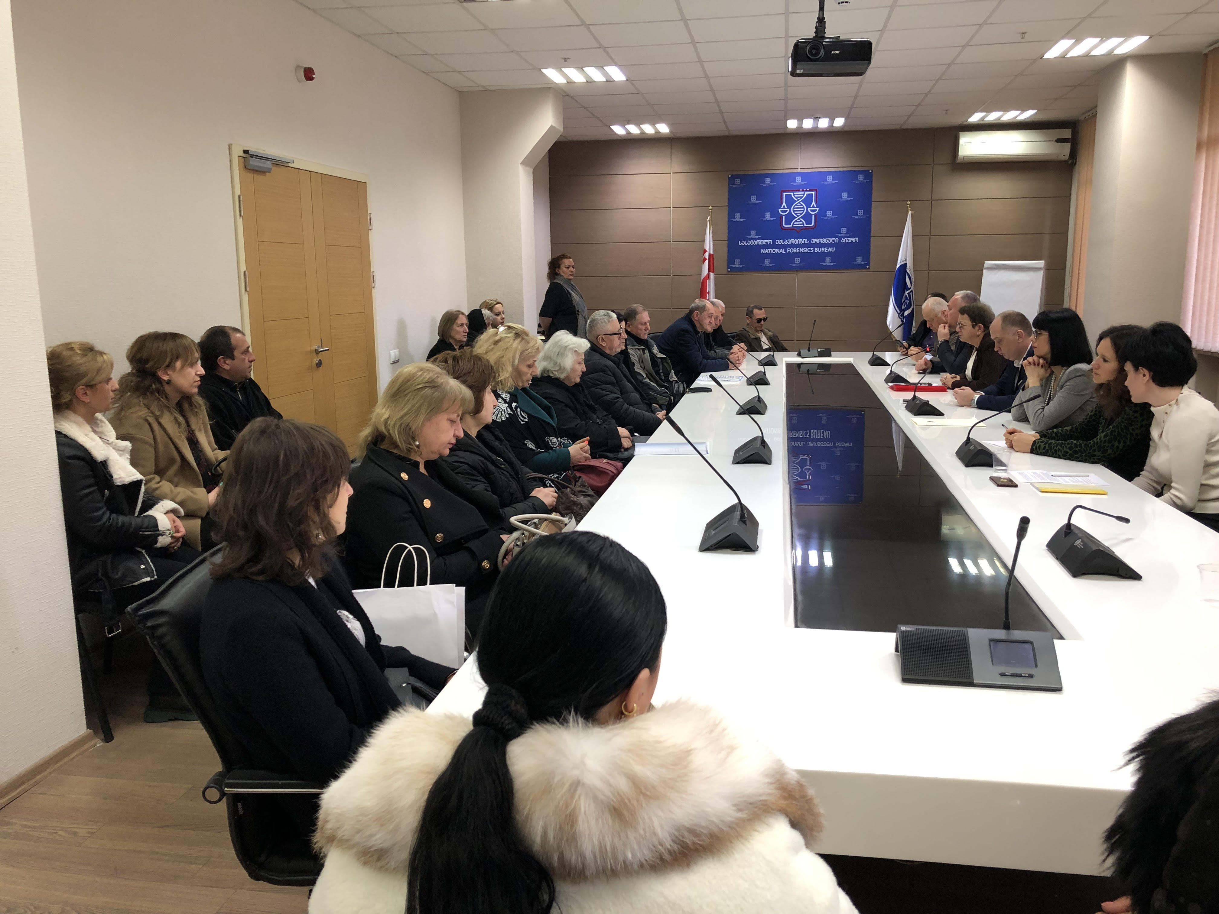 წითელი ჯვრის საერთაშორისო კომიტეტის დახმარებით, ოჯახებს 1992-1993 წლების აფხაზეთის შეიარაღებული კონფლიქტის დროს უგზო-უკვლოდ დაკარგული 12 პირის ამოცნობილი ნეშტი გადაეცა