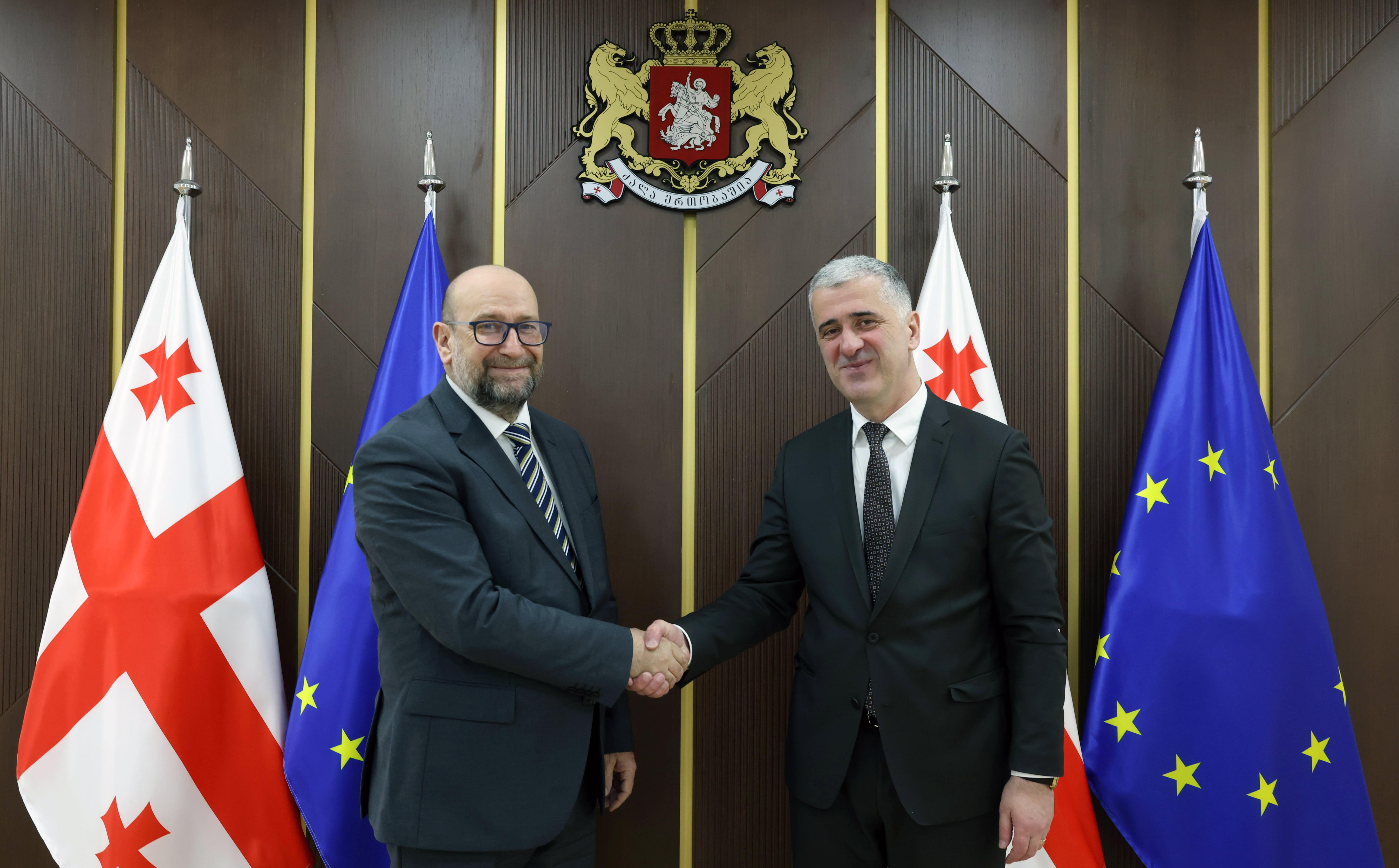 ოთარ შამუგია სამხრეთ-აღმოსავლეთ ევროპის სოფლის განვითარების რეგიონული ჯგუფის (SWG) გენერალურ მდივანს ბობან ილიჩს შეხვდა