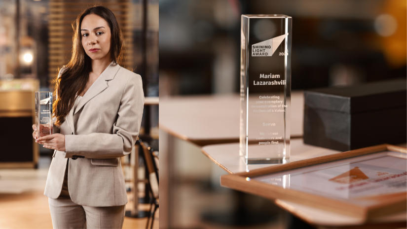 „მაკდონალდს საქართველოს“ HR დეპარტამენტის ხელმძღვანელს პრესტიჟული საერთაშორისო ჯილდო Shining Light Award გადაეცა