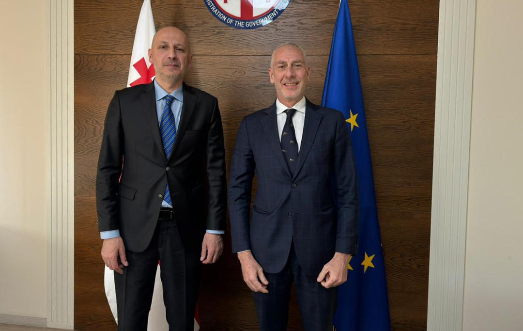 ზაზა ვაშაყმაძე იტალიის ელჩს შეხვდა