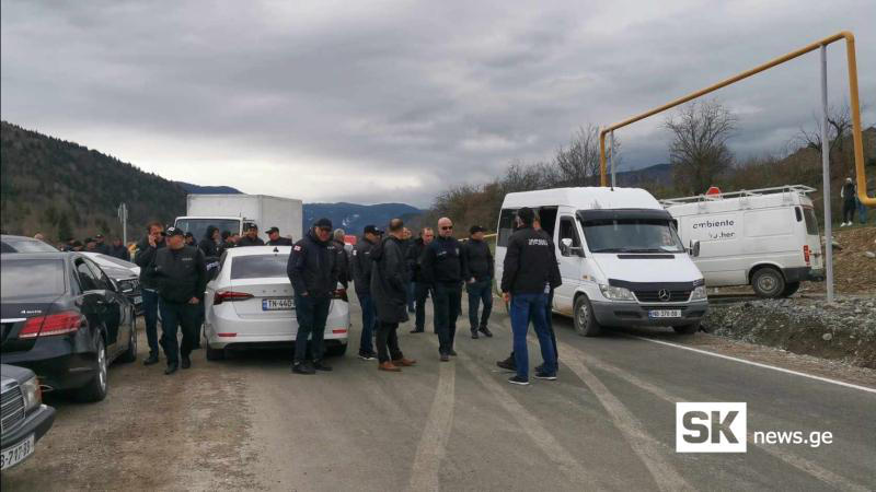 დაბა ადიგენში აქცია დასრულდა