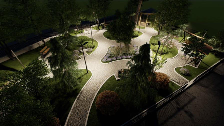 ლიკანში, ორი სკვერი და სპორტული მოედანი მოეწყობა