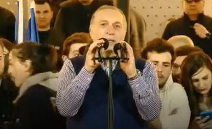 Paata Burchuladze: We will read a declaration that the Georgian people will adopt and from that moment the power will be in the hands of the people - Today is Didgori! Come out, everyone, don't forget the flags!