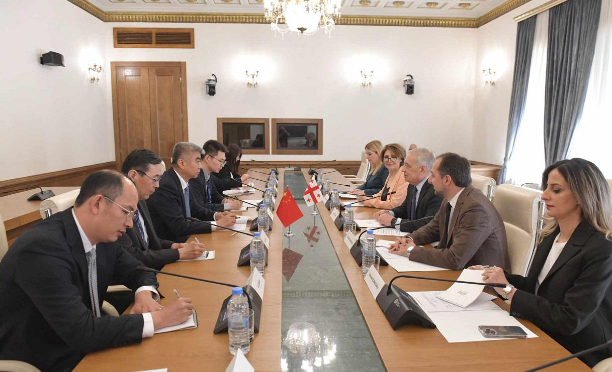 გია ვოლსკი ჩინეთის სახალხო რესპუბლიკის დელეგაციას შეხვდა