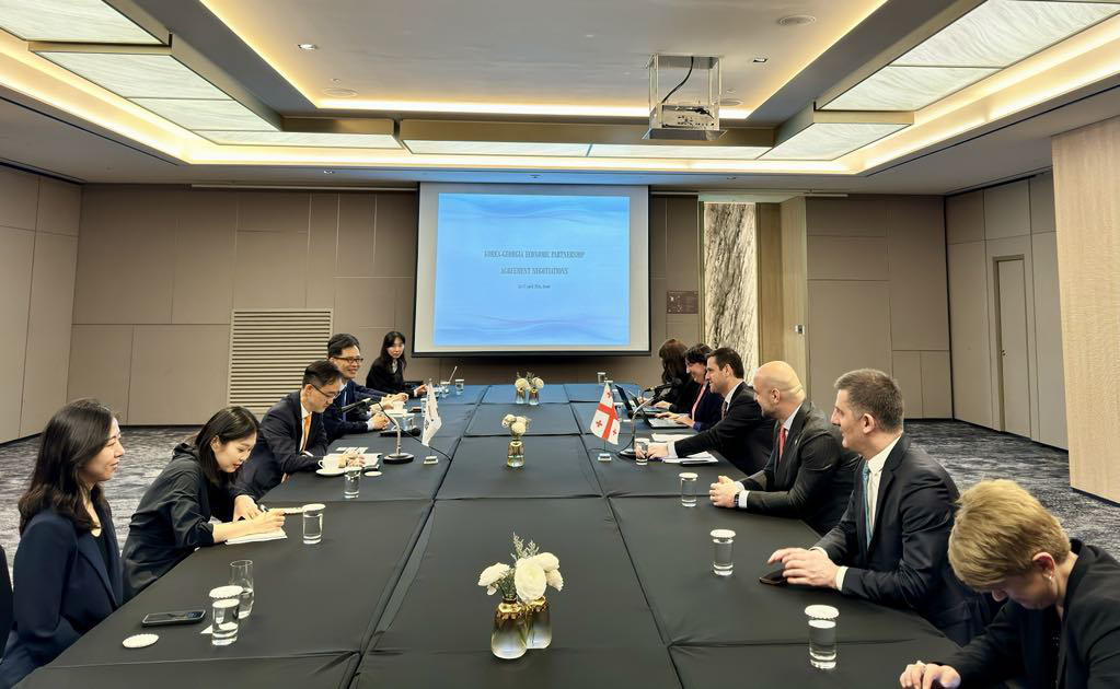 კორეის რესპუბლიკაში საქართველოსთან თავისუფალი ვაჭრობის შესახებ მოლაპარაკებების მორიგი შეხვედრა მიმდინარეობს