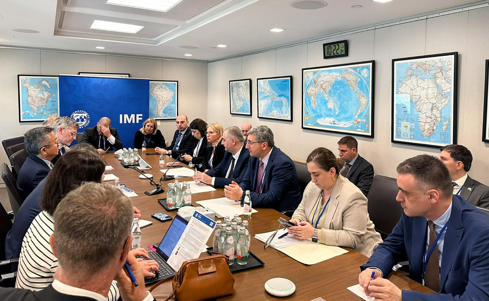 ლაშა ხუციშვილი და ნათია თურნავა საერთაშორისო სავალუტო ფონდის დირექტორის მოადგილეს, ბო ლის შეხვდნენ