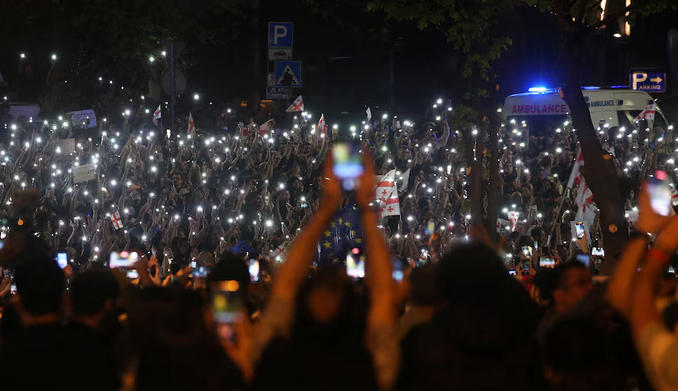 Reuters - „უცხოური აგენტების“ შესახებ კანონპროექტის ბედი ფართოდ განიხილება, როგორც ტესტი იმისა, საქართველო დასავლეთთან ინტეგრაციის გზით სვლას აპირებს, თუ რუსეთთან დაახლოებას
