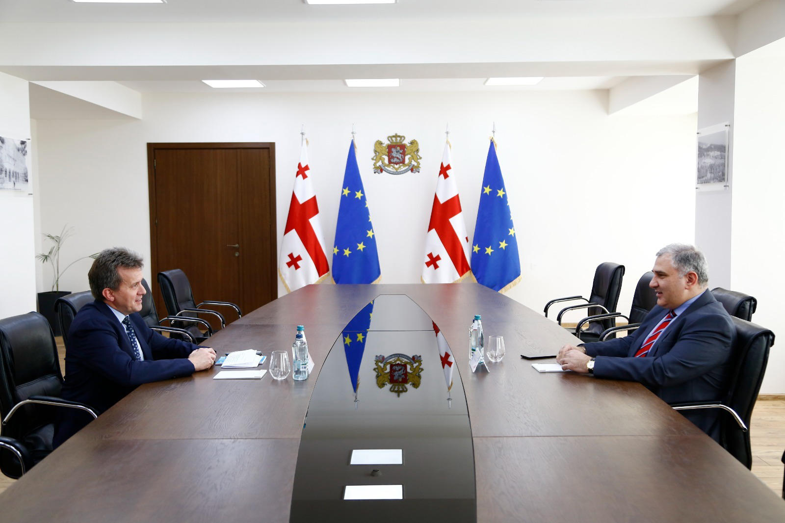 მიხეილ სარჯველაძე გაერო-ს ბავშვთა ფონდის წარმომადგენელ იესპერ მოლერს შეხვდა