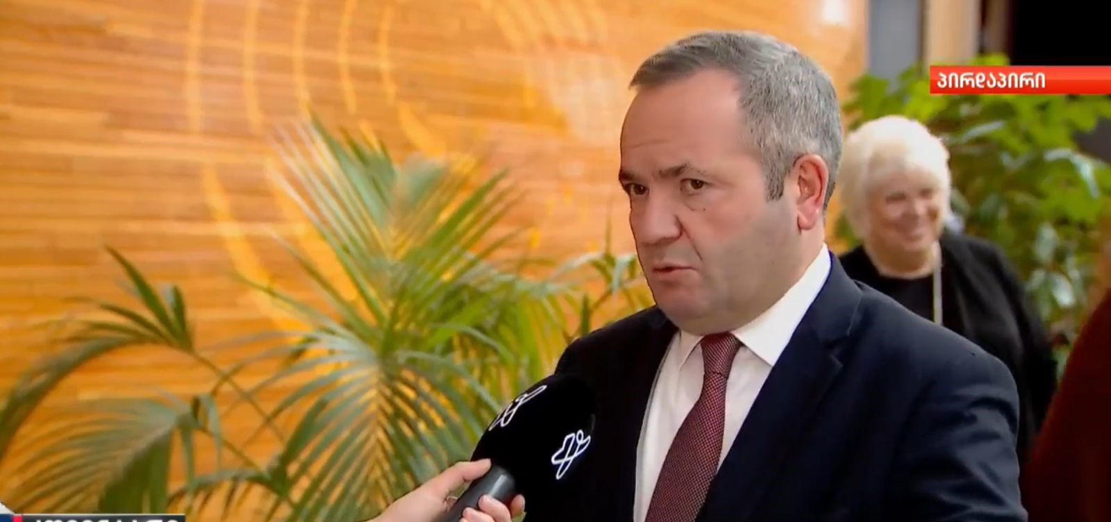 ზურაბ ჭიაბერაშვილი - ნაცვლად იმისა, რომ ევროპარლამენტარები ახლა საქართველოს წარმატებულ რეფორმებზე ლაპარაკობდნენ, მათ უწევთ იმ  პრობლემებთან გამკლავება, რასაც „ქართული ოცნება“ ხალხისთვის წარმოშობს