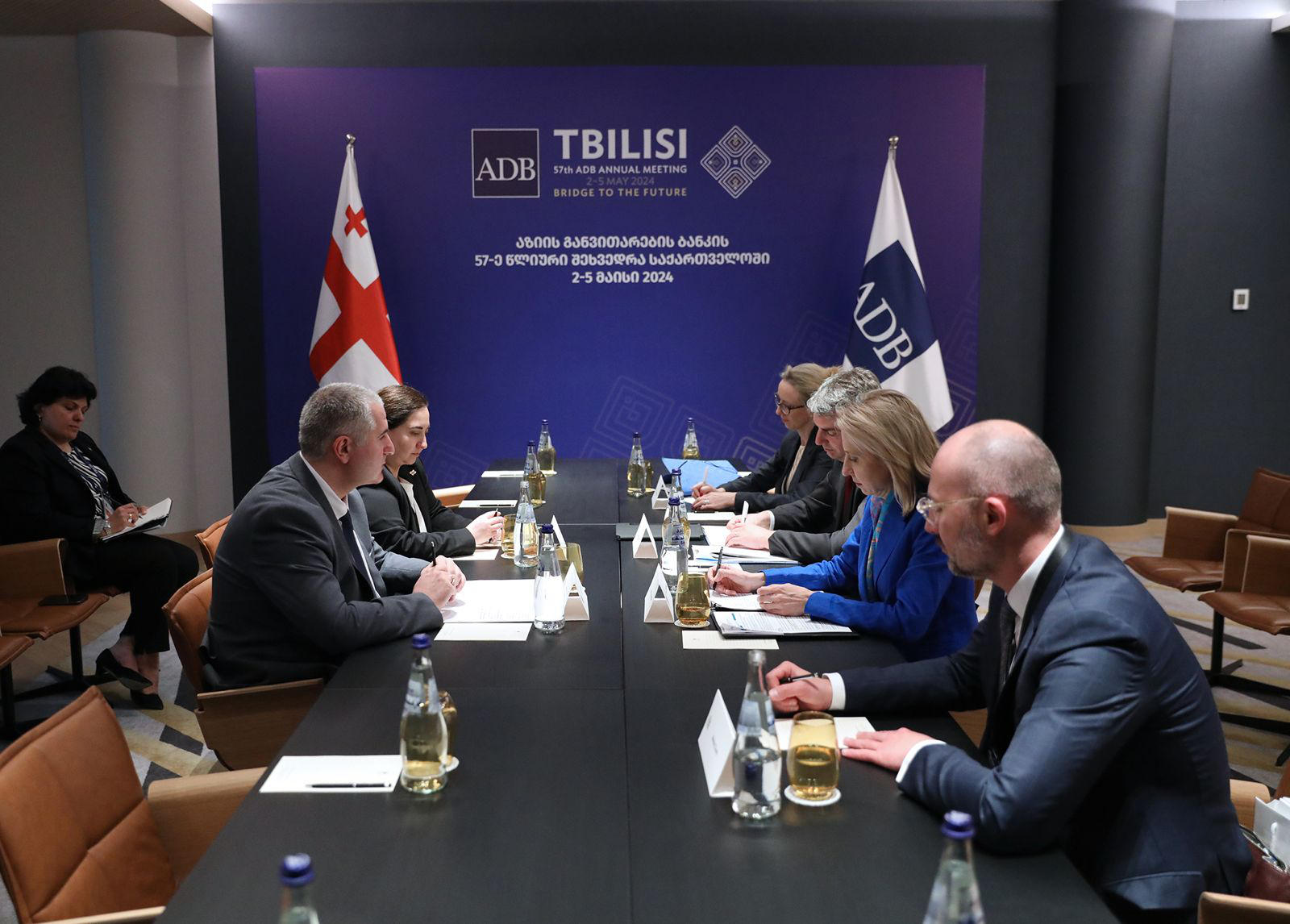 ლაშა ხუციშვილი ევროპის საინვესტიციო ბანკის ვიცე-პრეზიდენტს შეხვდა