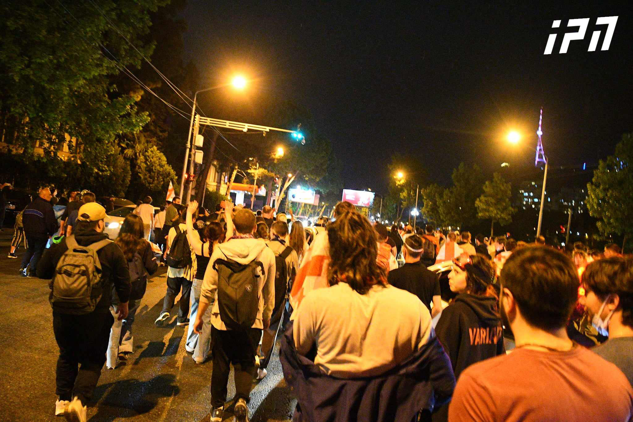 დემონსტრანტებმა მარცხენა სანაპირო გადაკეტეს