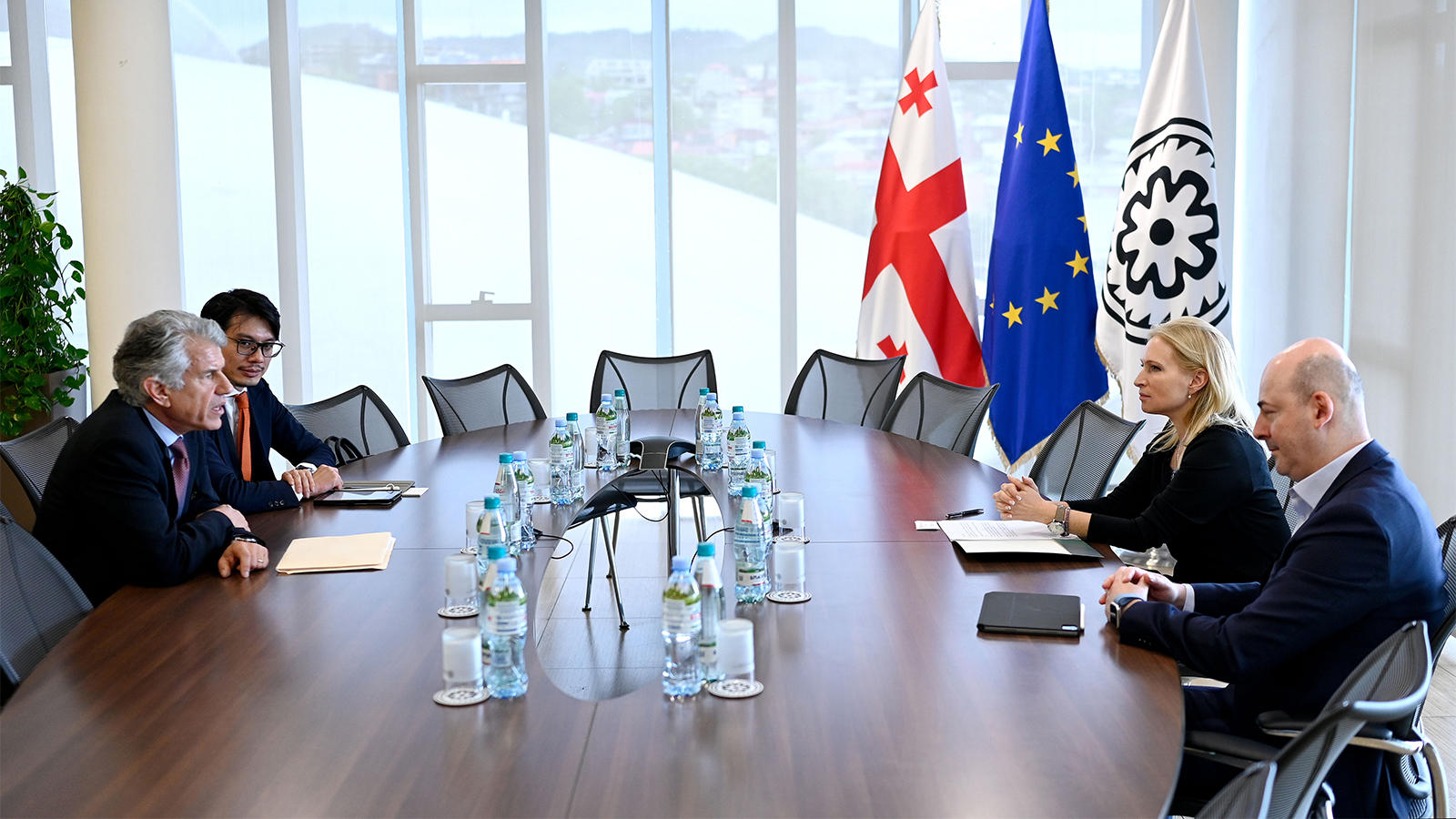 ნათია თურნავა  „ჯეიპი მორგანის“ ვიცე-პრეზიდენტს შეხვდა