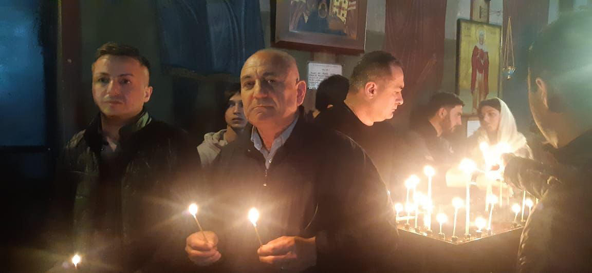 რუსთავში უფლის ბრწყინვალე აღდგომას აღნიშნავენ