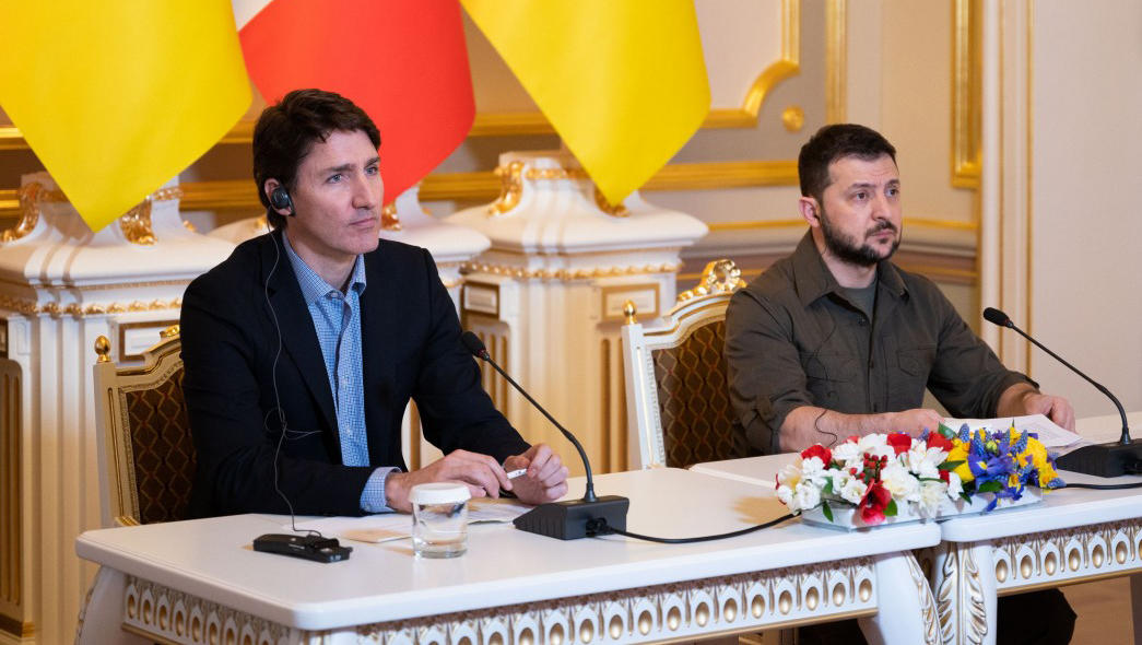 ვოლოდიმირ ზელენსკიმ და ჯასტინ ტრუდომ სატელეფონო საუბრისას შვეიცარიაში დაგეგმილი სამშვიდობო სამიტი განიხილეს