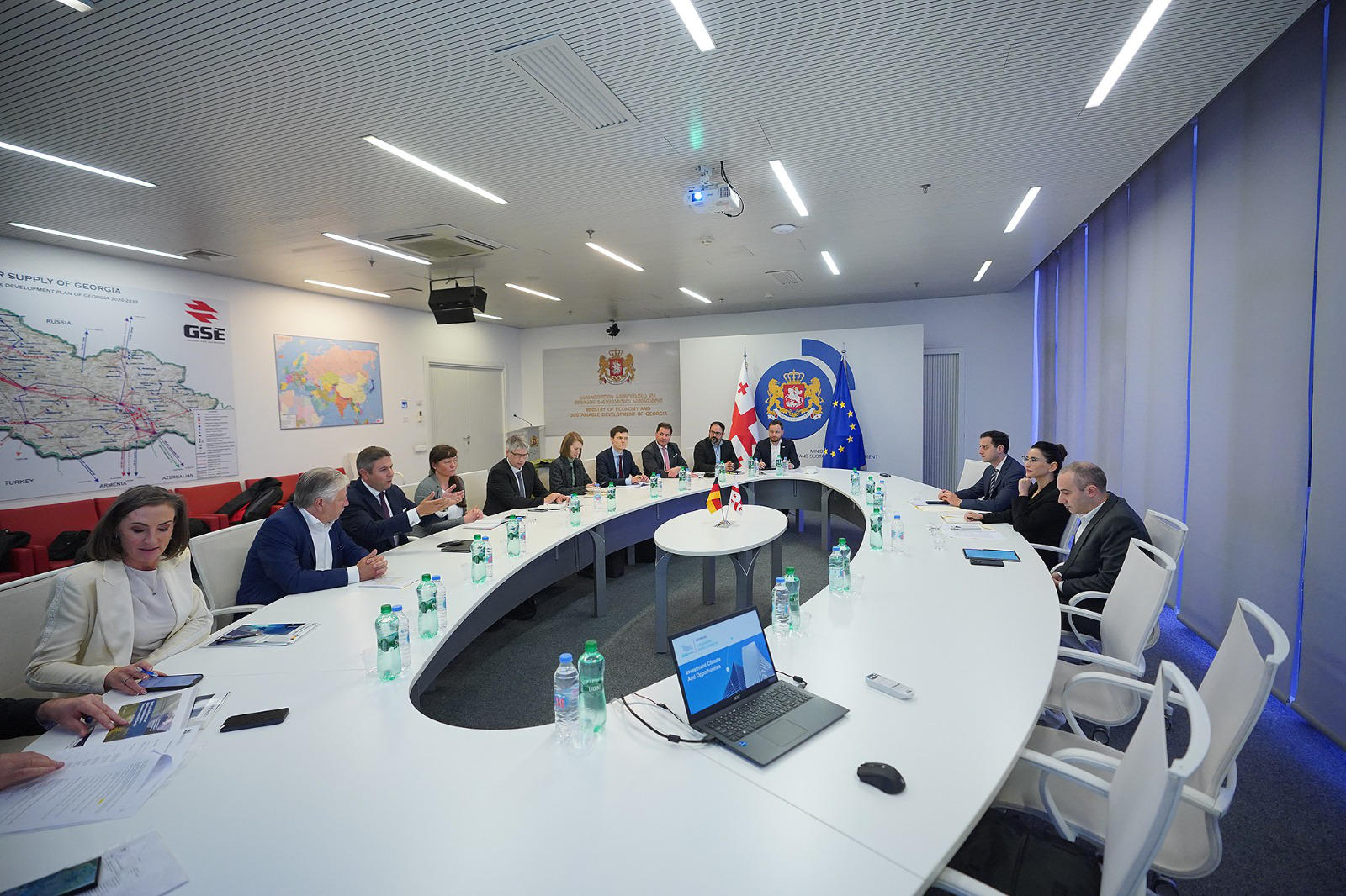 მარიამ ქვრივიშვილი გერმანიის ეკონომიკისა და კლიმატის დაცვის ფედერალური სამინისტროს სახელმწიფო მდივანს შეხვდა