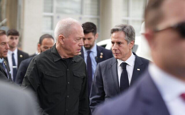 ენტონი ბლინკენმა იოავ გალანტს ღაზაში მშვიდობიანი მოსახლეობის დაცვის ხელშეწყობისკენ მოუწოდა