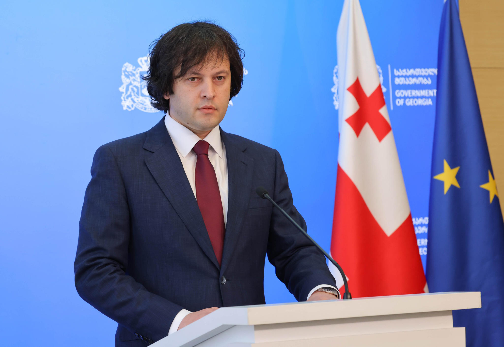 პრემიერი - მაქვს მოლოდინი, რომ ო’ბრაიანი ჩამოვა ძირითადად სამი თემით - ვიზალიბერალიზაცია საქართველოს მოქალაქეებისთვის, თავისუფალი ვაჭრობის შეთანხმება და პირდაპირი ფრენები