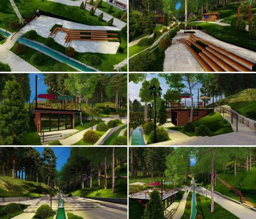 ბორჯომის მუნიციპალიტეტში, დაბა წაღვერის პარკის რეაბილიტაცია დაიწყო