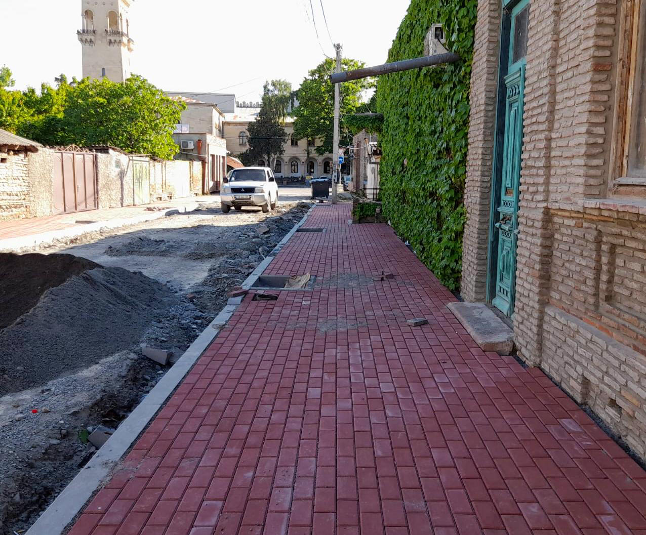 გორის მერია - გორის ცენტრალურ უბანში საგზაო ინფრასტრუქტურის მოწყობა გრძელდება