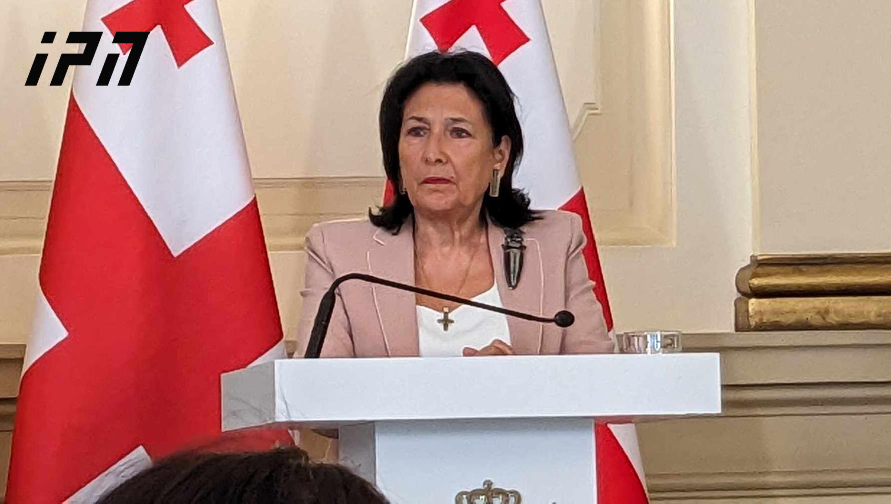 საქართველოს პრეზიდენტი ბრიფინგს გამართავს