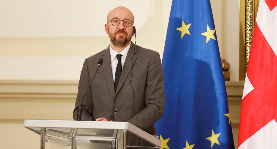 შარლ მიშელი სალომე ზურაბიშვილთან და ირაკლი კობახიძესთან სატელეფონო საუბრის შესახებ ინფორმაციას ავრცელებს