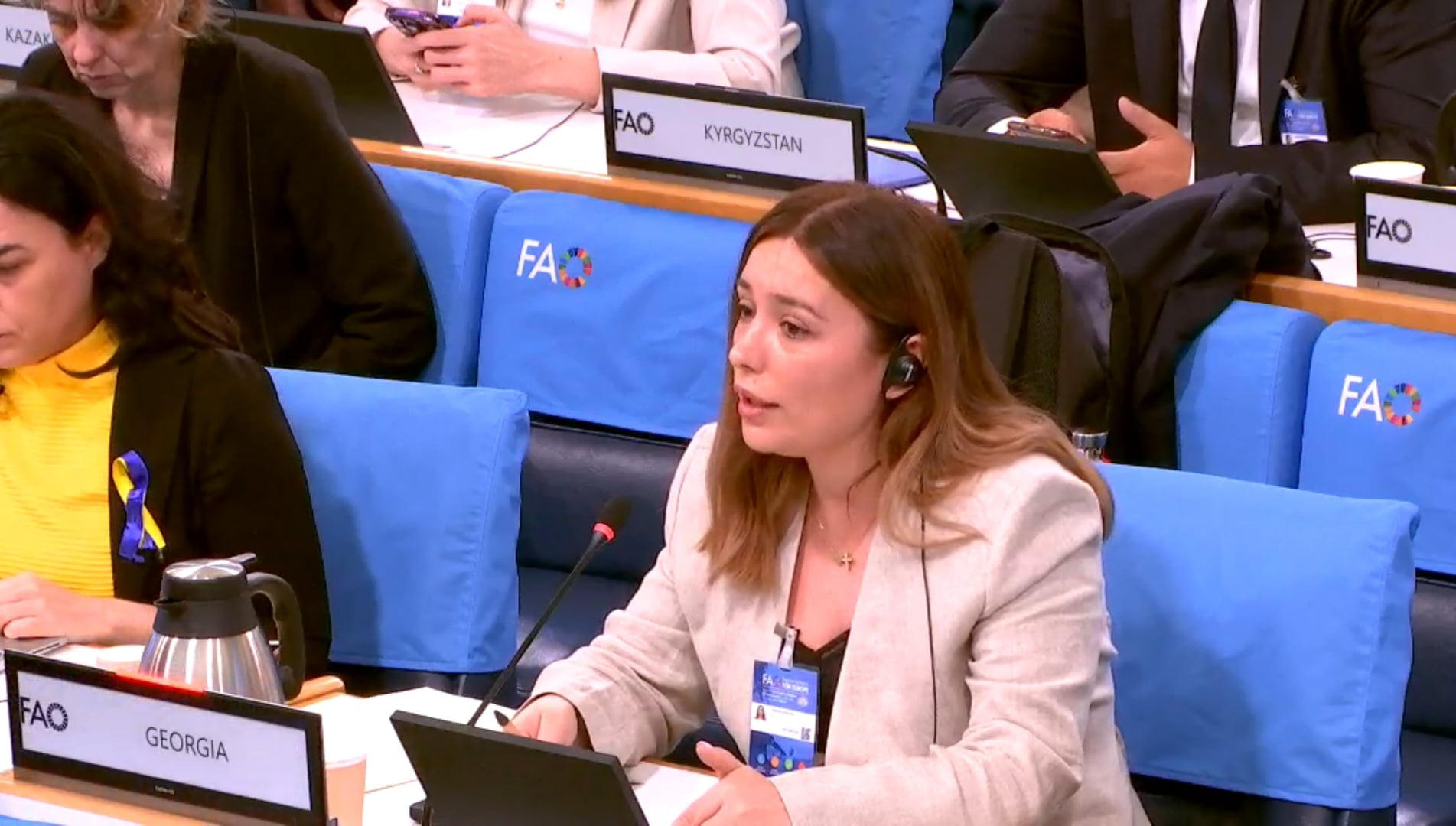 ნინო თანდილაშვილი UN FAO-ს ევროპის რეგიონული კონფერენციის რიგით 34-ე სესიას დაესწრო