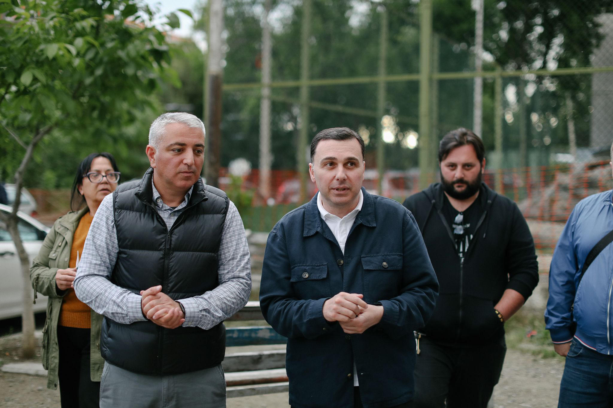 გიორგი ტყემალაძე ვაკის რაიონში ინფრასტრუქტურული პროექტის მიმდინარეობას გაეცნო