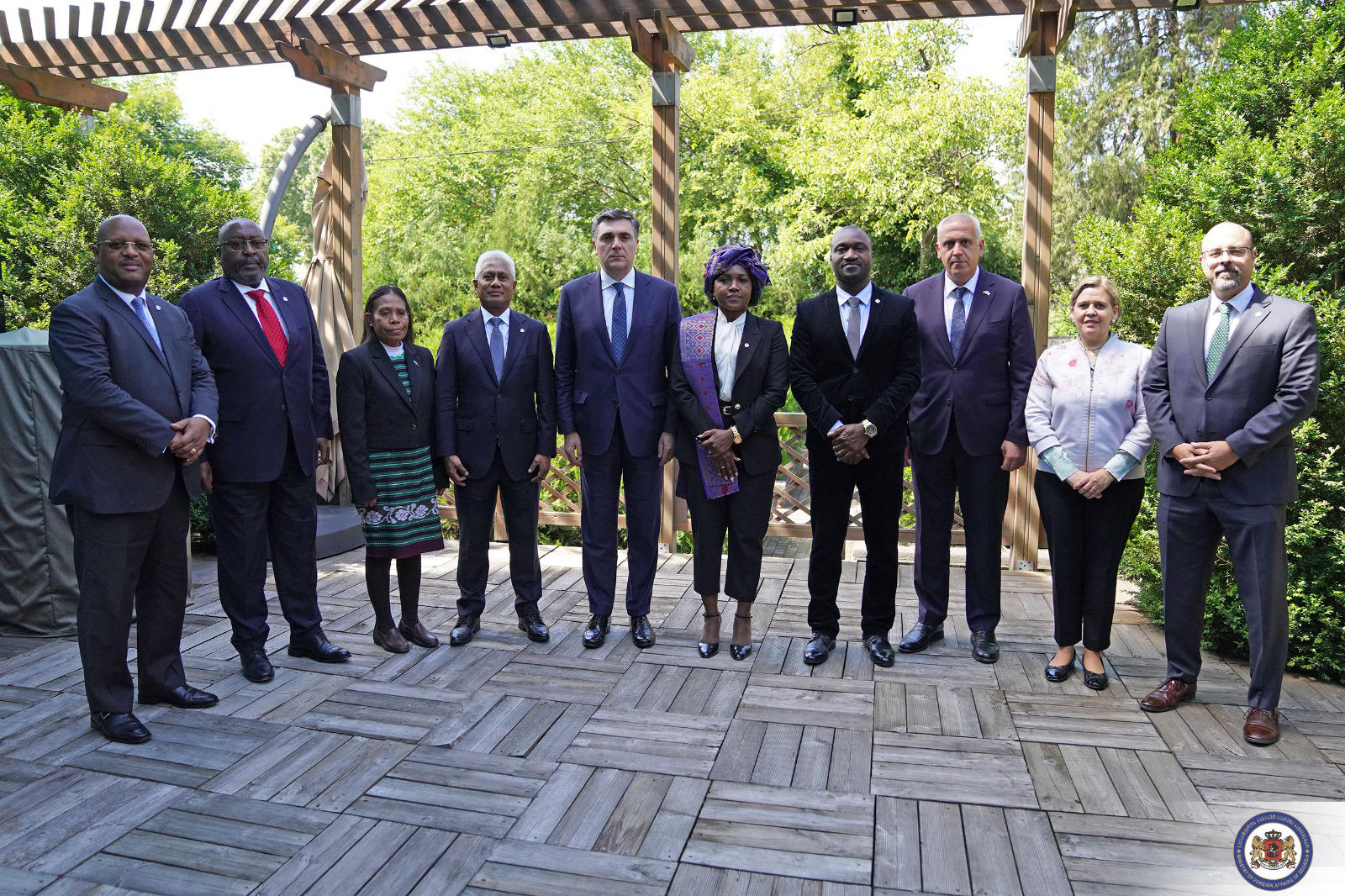 ილია დარჩიაშვილი პორტუგალიურენოვან სახელმწიფოთა თანამეგობრობის დელეგაციას შეხვდა