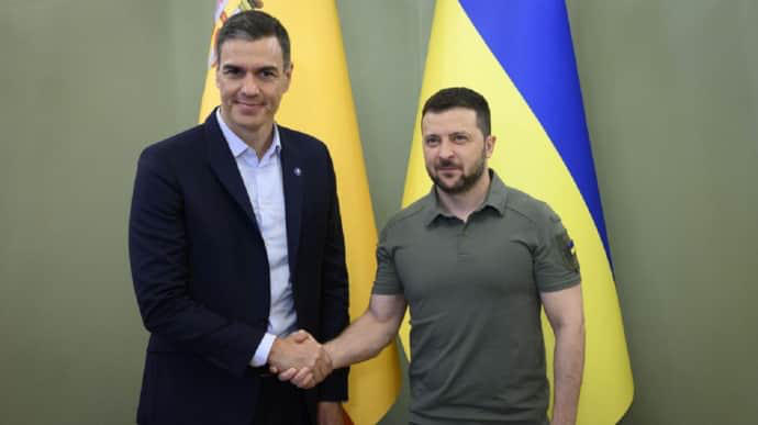 ვოლოდიმირ ზელენსკი ესპანეთში ჩადის