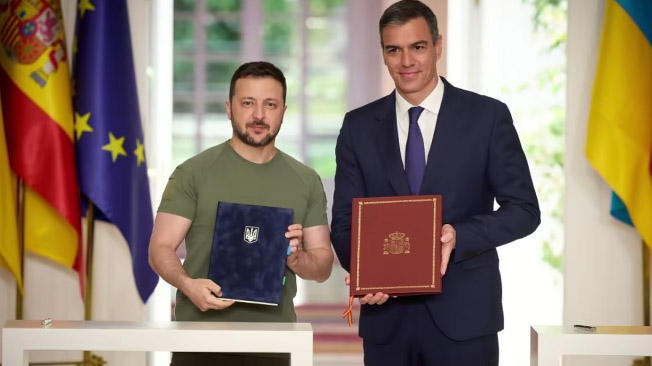 უკრაინამ და ესპანეთმა უსაფრთხოების სფეროში თანამშრომლობის შესახებ ხელშეკრულება გააფორმეს