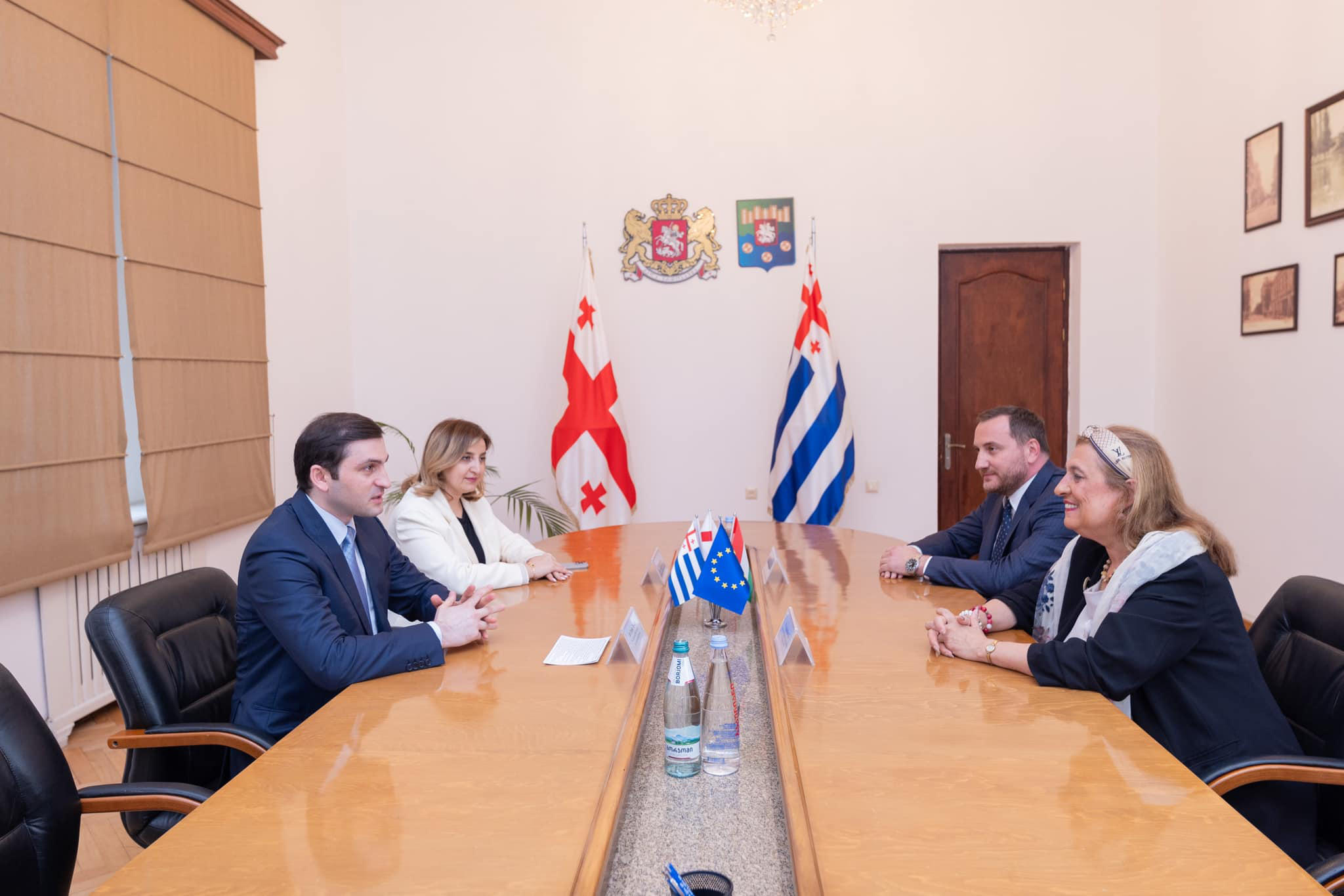 თორნიკე რიჟვაძე საქართველოში უნგრეთის საგანგებო და სრულუფლებიან ელჩს შეხვდა