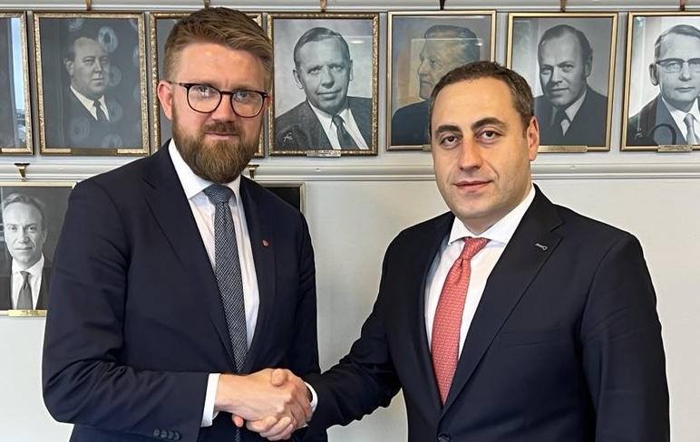 გიორგი ვაშაძე ნორვეგიაში ვიზიტის ფარგლებში, ნორვეგიის საგარეო საქმეთა მინისტრის მოადგილეს შეხვდა