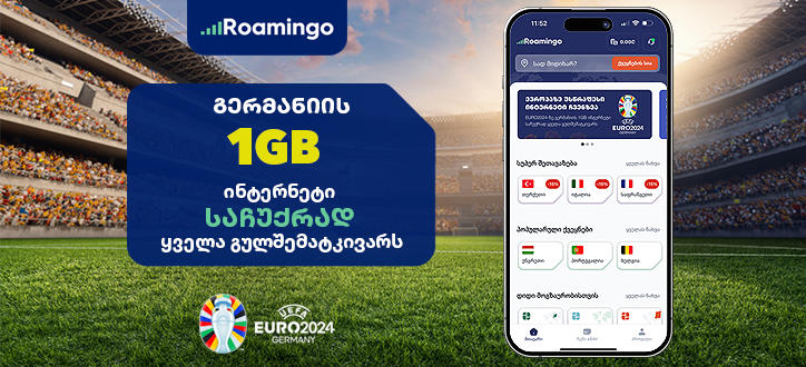 გერმანიის სამოგზაურო ინტერნეტი საჩუქრად ყველა გულშემატკივარს