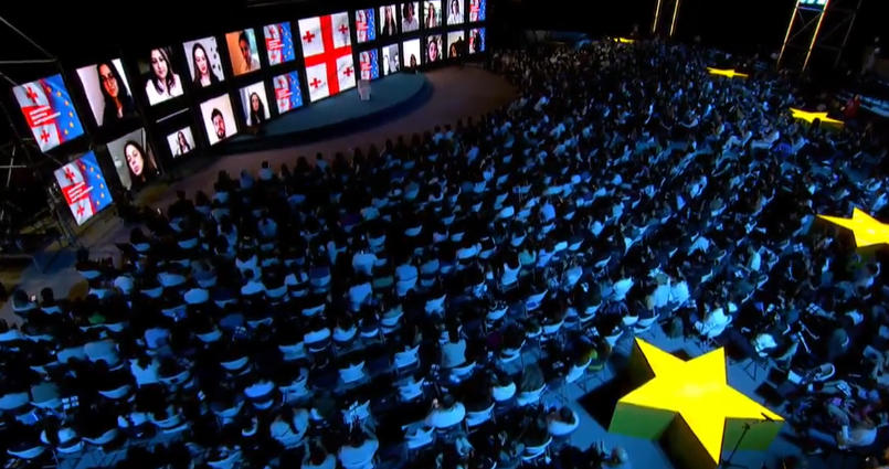 პრეზიდენტი - ეს არჩევნები არჩევნები კი არა, ეგზისტენციალური არჩევანია - ჩვენ ვირჩევთ, რომ გადავარჩინოთ საქართველოს ევროპული მომავალი