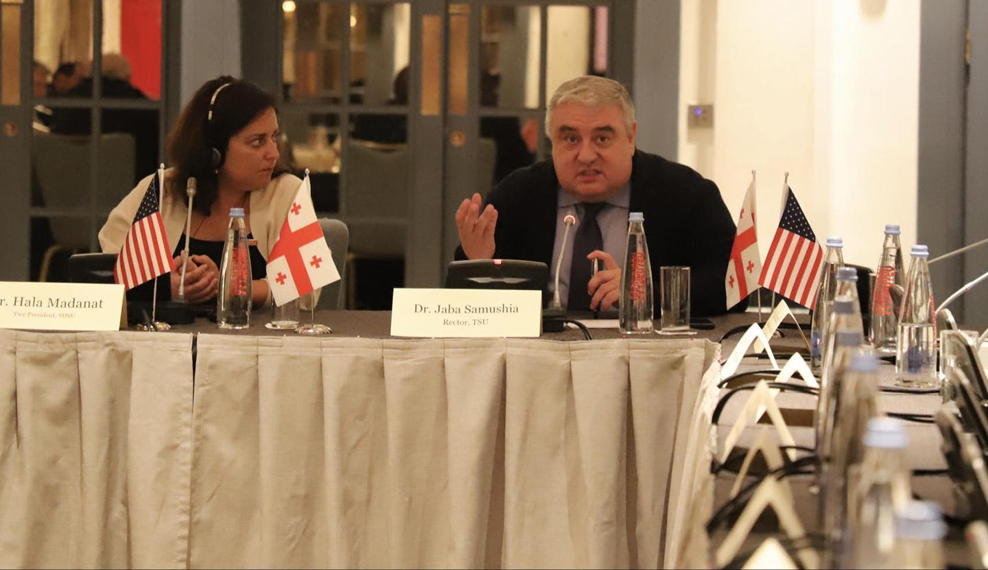 ჯაბა სამუშია SDSU-ის მრჩეველთა საბჭოს შეხვედრას დაესწრო