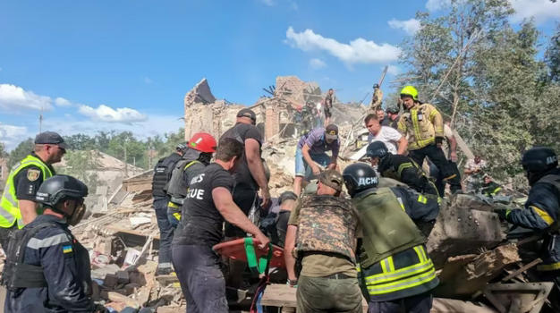 კრივი-რიჰში, სადაც რუსეთის სარაკეტო დარტყმას 9 ადამიანი ემსხვერპლა, 14 ივნისი გლოვის დღედ გამოცხადდა