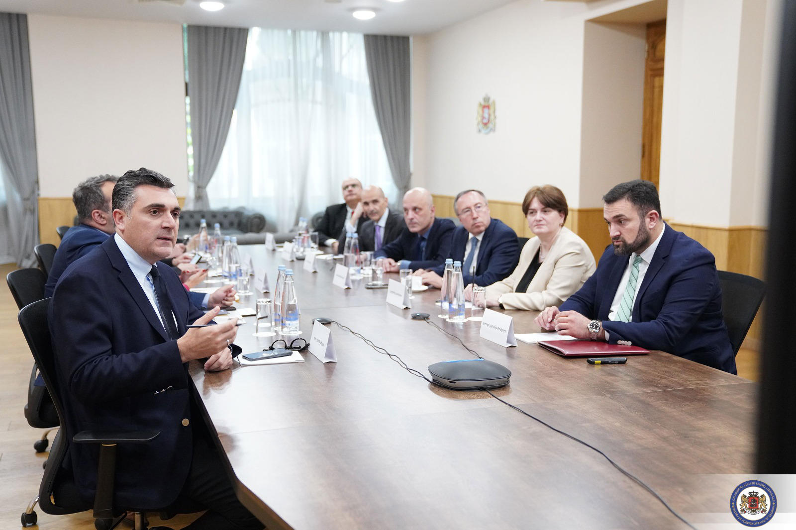 საგარეო საქმეთა სამინისტროში საქართველოს დიპლომატიური მისიის ხელმძღვანელთა მონაწილეობით ცესკოს თავმჯდომარესთან შეხვედრა გაიმართა