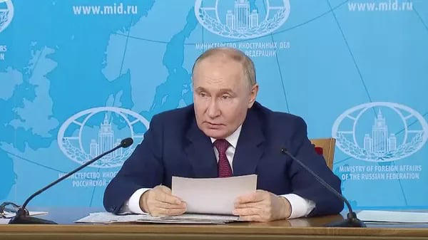 ვლადიმერ პუტინი - უკრაინასთან მოლაპარაკების ერთ-ერთი პირობა კიევის მიერ ნატო-ში გაწევრიანებაზე უარის თქმაა