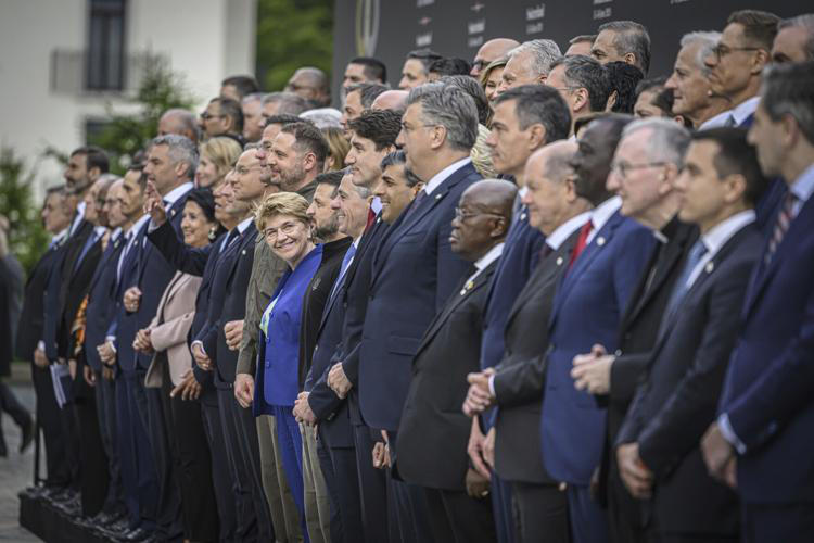 მშვიდობის გლობალური სამიტის კომუნიკე - ვადასტურებთ უკრაინის ტერიტორიული მთლიანობის მიმართ ერთგულებას