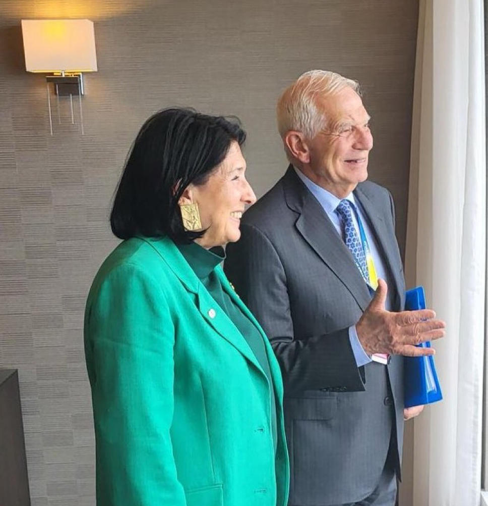 ჯოზეფ ბორელი - ევროკავშირი მხარს უჭერს ქართველი ხალხის არჩევანს ევროკავშირის გზაზე დემოკრატიული ქვეყნის შესახებ