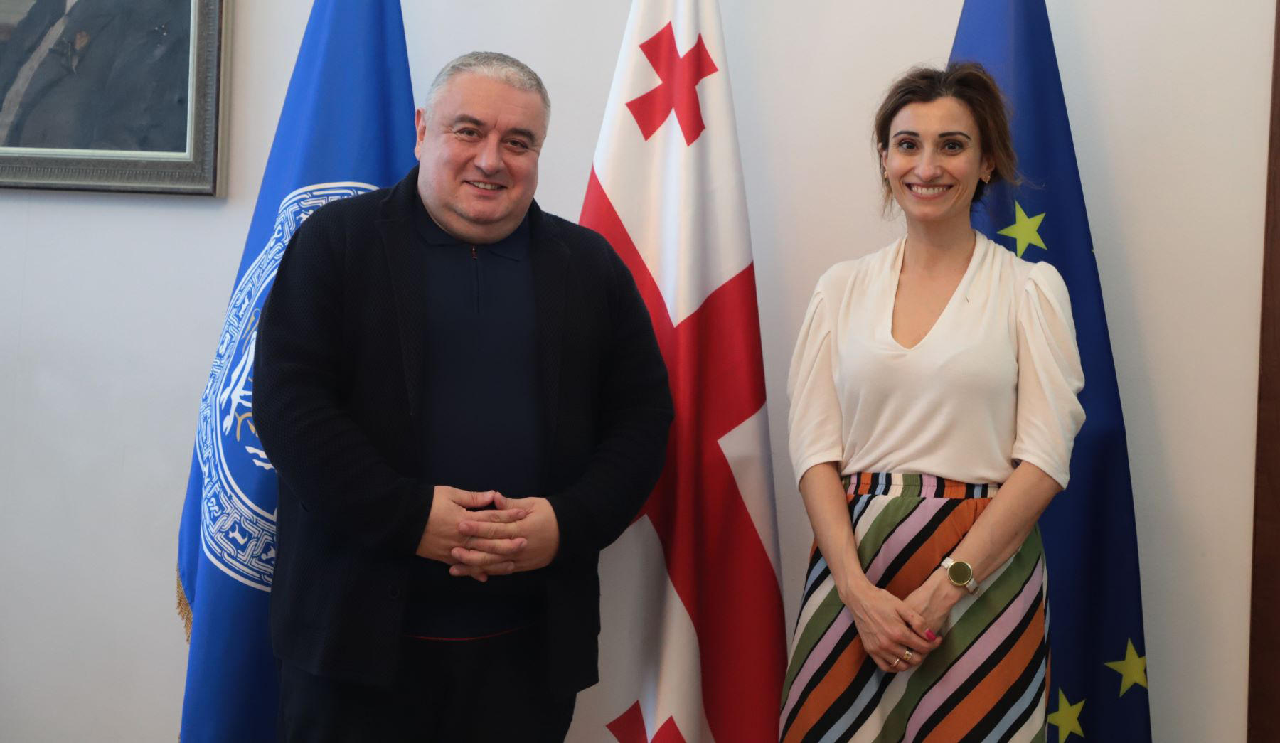 ჯაბა სამუშიამ ნიდერლანდების სამეფოს საგანგებო და სრულუფლებიან ელჩთან საქართველოში სამუშაო შეხვედრა გამართა