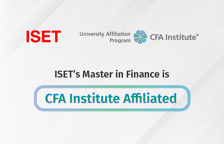 ISET-ის ფინანსების სამაგისტრო პროგრამამ CFA ინსტიტუტთან აფილირება მიიღო