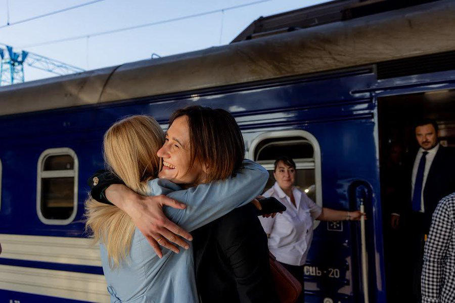 ლიეტუვის სეიმის სპიკერი უკრაინაში ჩავიდა