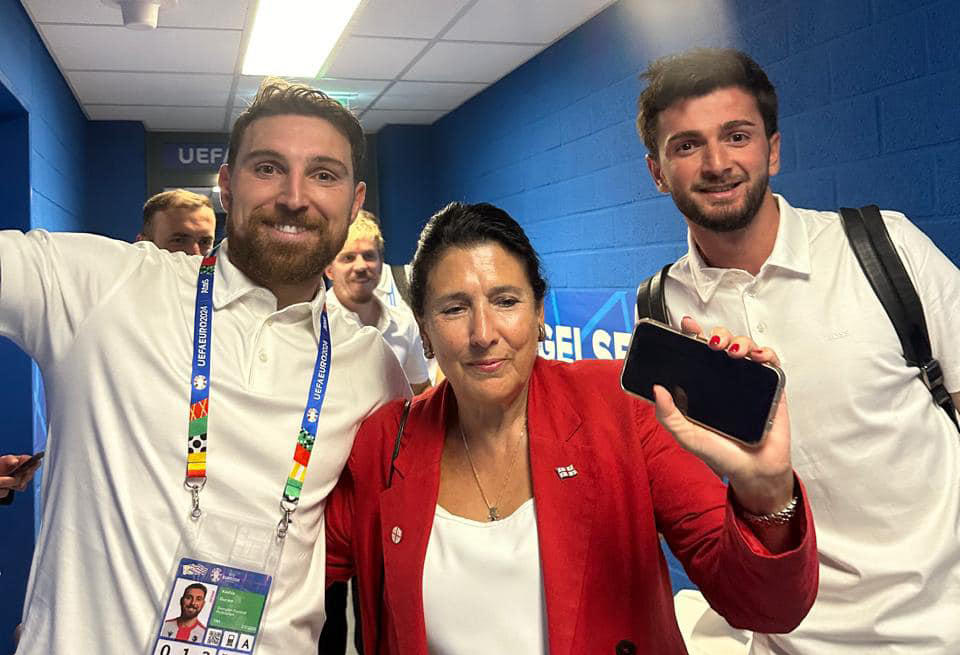 სალომე ზურაბიშვილი საქართველო - ესპანეთის მატჩს დაესწრება