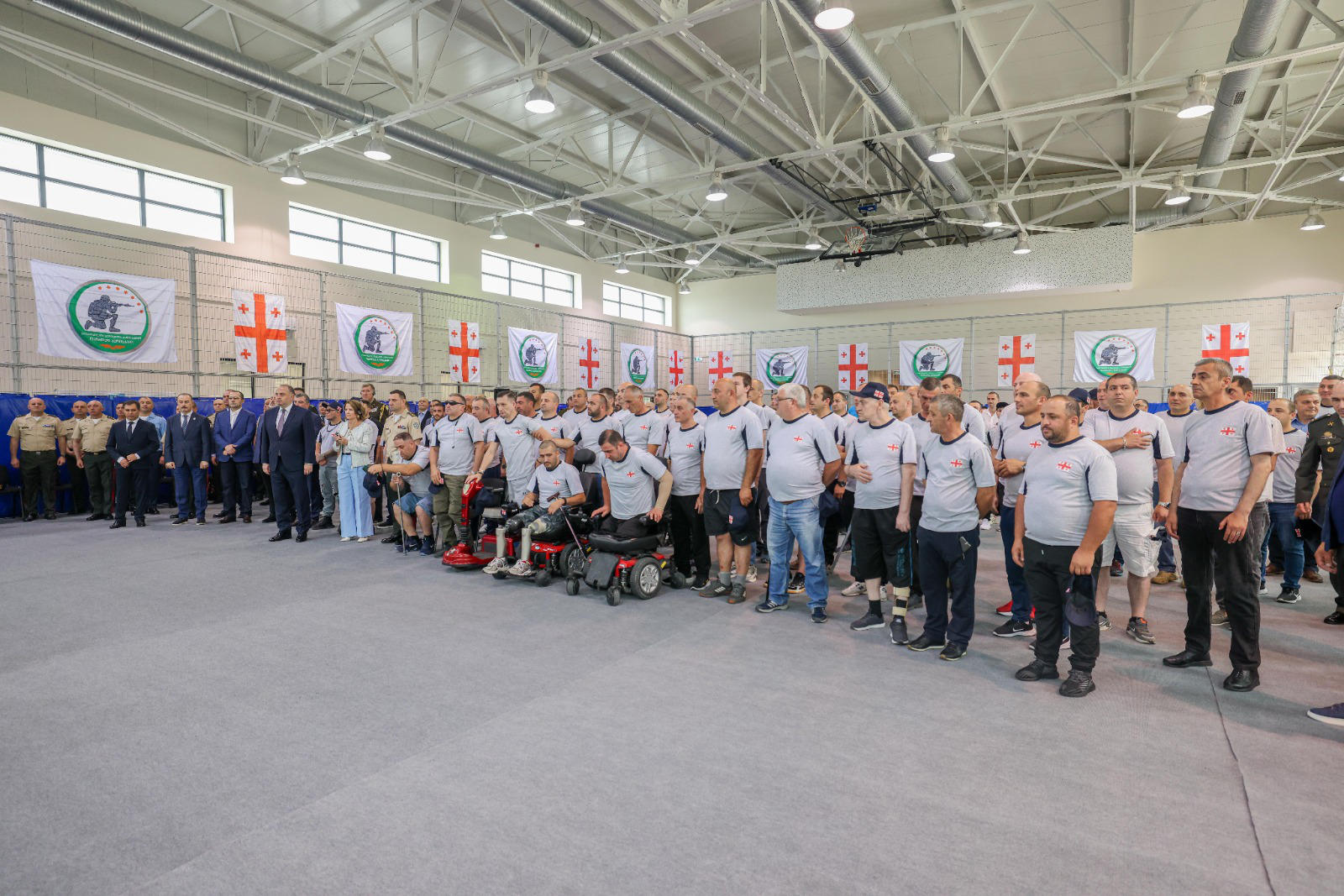 „დაჭრილ მებრძოლთა თანადგომის ფონდის“ წარმომადგენლები მებრძოლთა კვირეულს დაესწრნენ