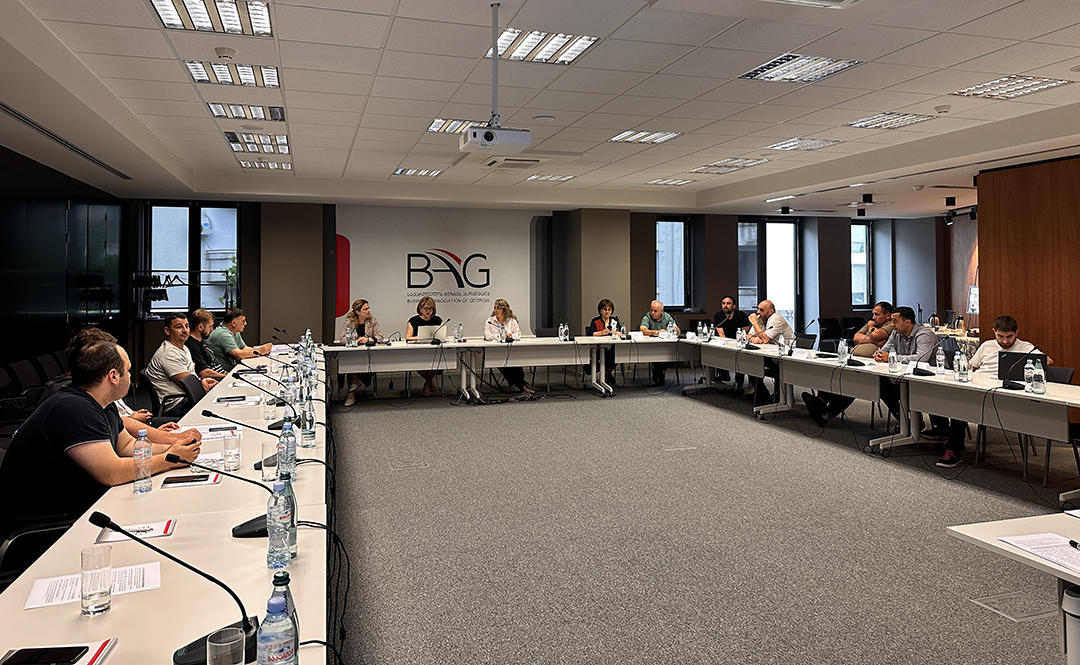 საქართველოს ბიზნეს ასოციაციაში „განახლებადი ენერგეტიკის სფეროში სამუშაო ძალის განვითარების“ პროექტის ფარგლებში, პირველი ტრენერთა ტრენინგი (ToT) გაიმართა