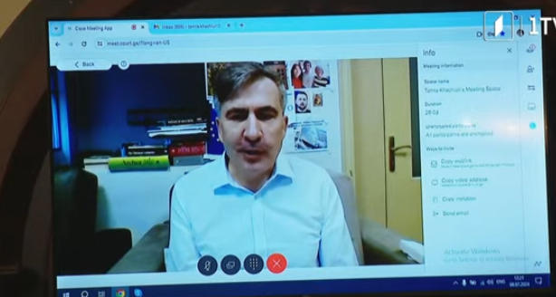 თბილისის საქალაქო სასამართლოში მიხეილ სააკაშვილის სასამართლო პროცესი მიმდინარეობს