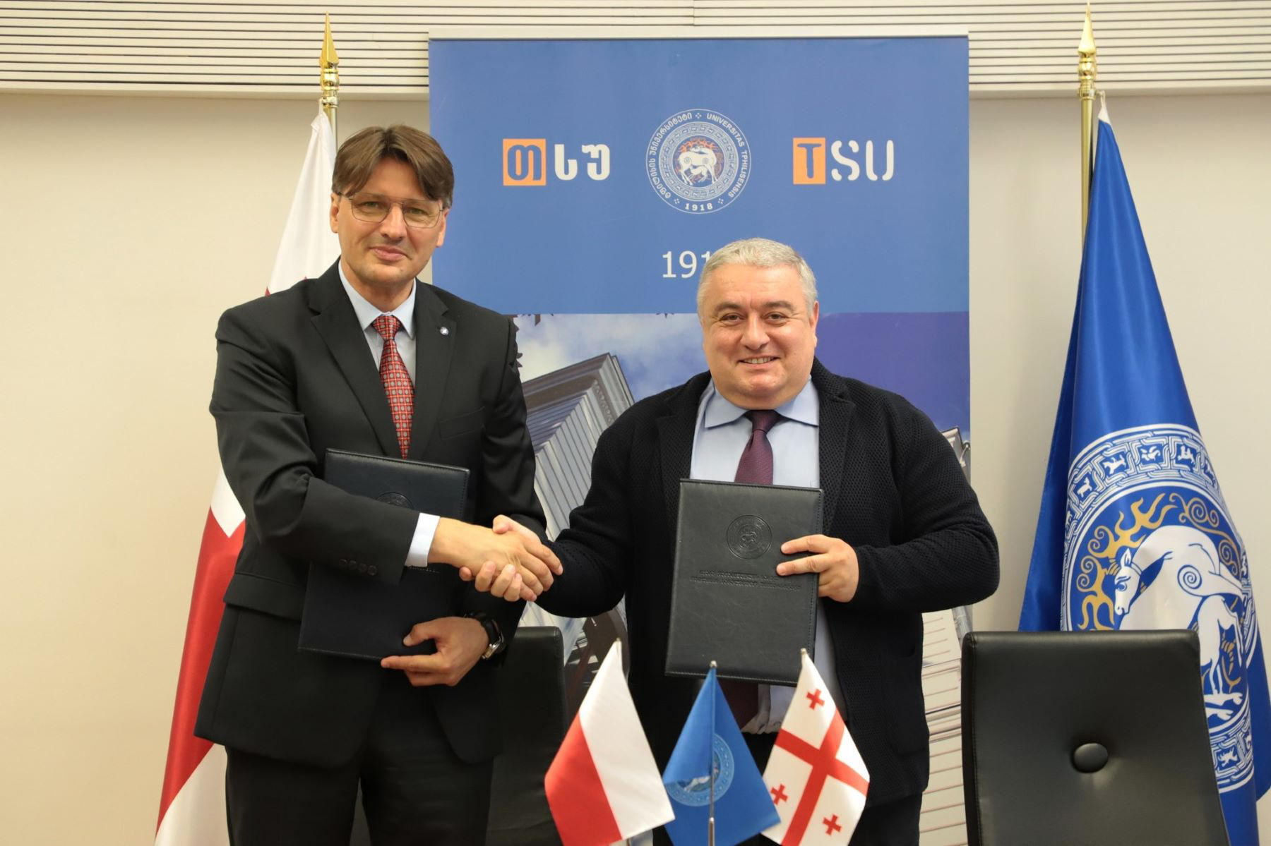 ჯაბა სამუშიამ პოლონურ უნივერსიტეტთან თანამშრომლობის მემორანდუმს ხელი მოაწერა